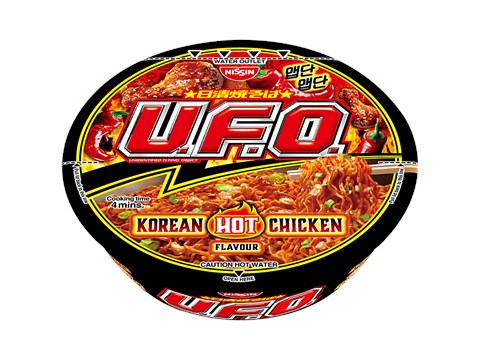 Nissin UFO Korean Hot Chicken Flavour Instant Noodles, 99 g