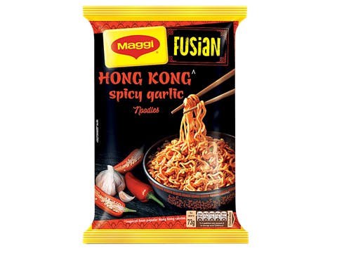 Maggi Fusian Hong Kong Spicy Garlic Noodles, 73 g