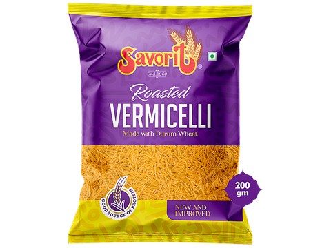 Savorit Roasted Vermicelli - Made With Durum Wheat, Rich In Protein, 200 g