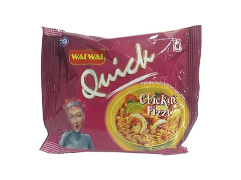 Wai Wai Quick Noodles - Chicken Pizza, 70 g