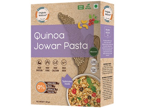 Organic Wisdom  Quinoa Jowar Pasta, 180 g