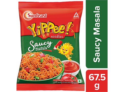 Sunfeast YiPPee! Saucy Masala - Instant Noodles, 67.5 g