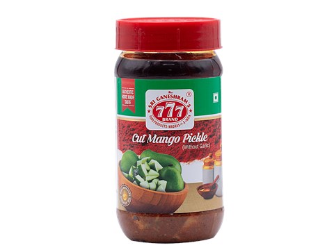 Sri Ganesharam's 777 Pickle - Cut Mango, 300 g