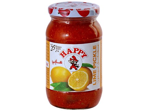 HAPPY Lime Pickle - Mix Of Aromatic Spices, Traditional, Delicious, 400 g