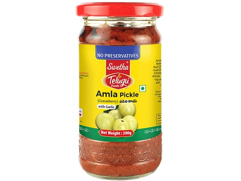 Swetha Telugu foods Pickle - Amla, 300 g