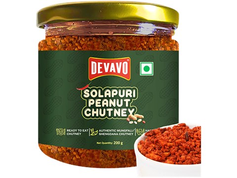 Devavo Solapuri Peanut Chutney, 200 g