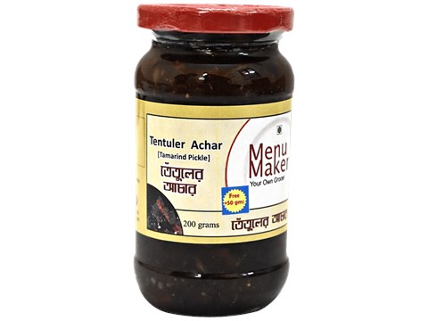 Menu Maker Tentuler Aachar/Tamarind Pickle, 250 g
