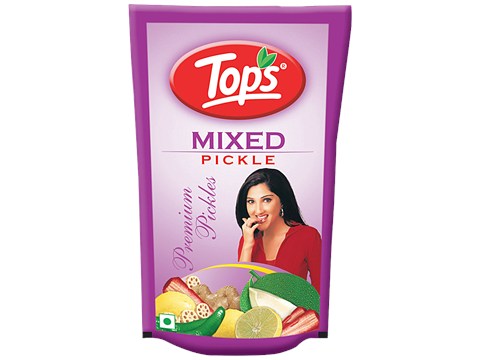 Tops Gold Mixed Pickle - Tempting Flavour, Rich Aroma & Taste, 200 g
