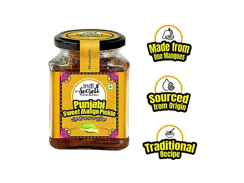 indiSecrets Punjabi Sweet Mango Pickle, 250 g