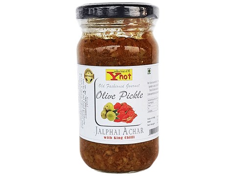 Y not Olive With King Chilli Pickle, 180 g