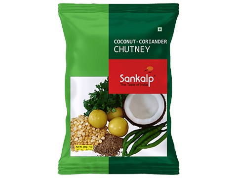 Sankalp Coconut Coriander Chutney - Ready To Eat, Tasty, 200 g