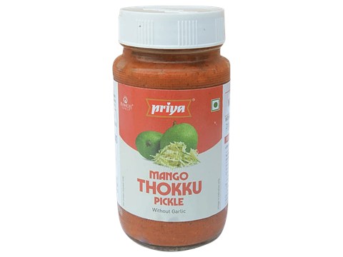 Priya Pickle - Mango Thokku Without Garlic, 300 g