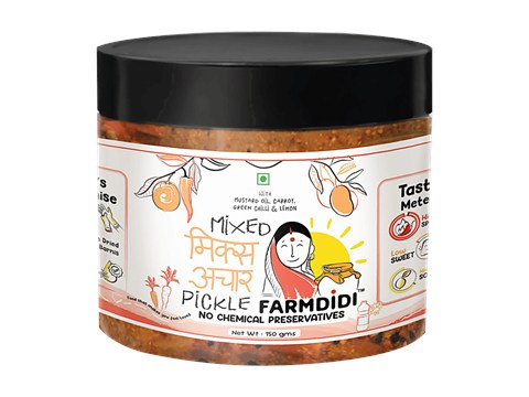 FarmDidi Mixed Pickle, 150 g