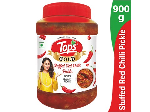 Tops Pickle - Stuffed Red Chilli, 900 g