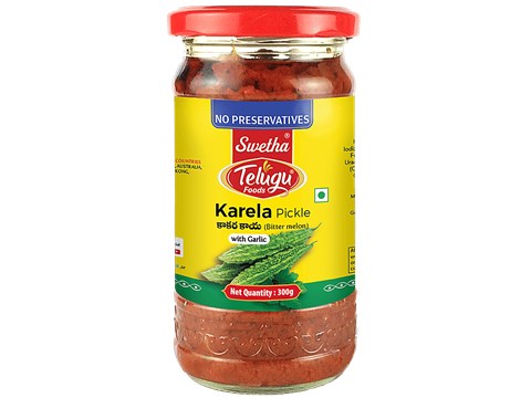 Swetha Telugu foods Pickle - Karela, 300 g