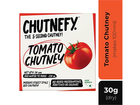 Chutnefy 5 Second Tomato Chutney - Authentic Recipe, 30 g
