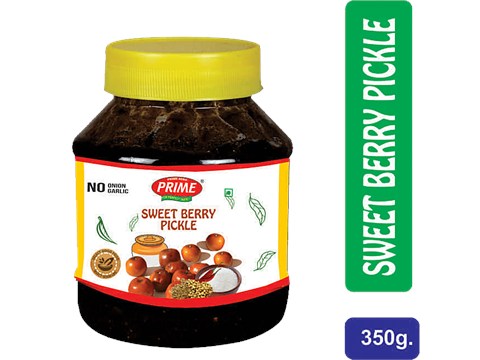 PRIME Sweet Berry Pickle - No Onion No Garlic, Flavourful, Intense Aroma, 350 g