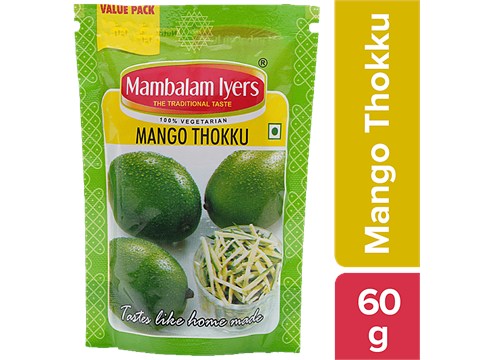 Mambalam Iyers Mango Thokku Pickle - Homemade, Tangy Spicy, 60 g