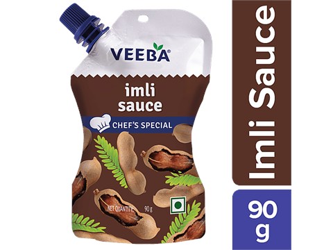 Veeba Classic Imli Sauce - No Added Preservatives/Colour,Condiment For Snacks, 90 g
