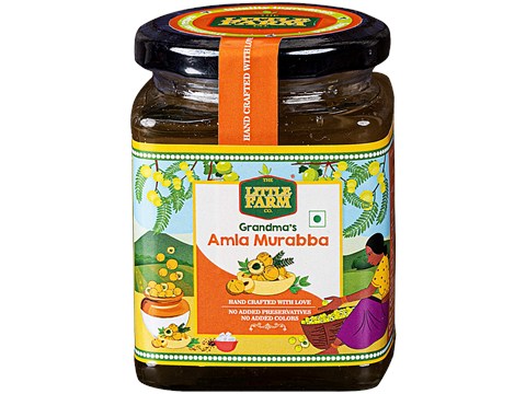The Little Farm Co Grandma's Amla Murabba - Rich In Vitamin C, Authentic Taste & Flavour, 300 g