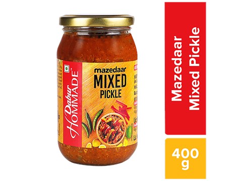 Dabur Hommade Mazedaar Mixed Pickle, 400 g