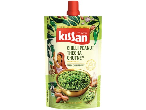Kissan Chilli Peanut Thecha Chutney, 100 g