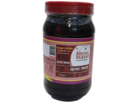 Menu Maker Kuler Achar/Sweet & Sour Red Berry Pickle, 500 g