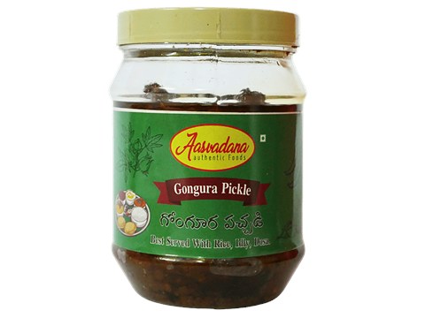 Aasvadana Gongura Pickle, 250 g