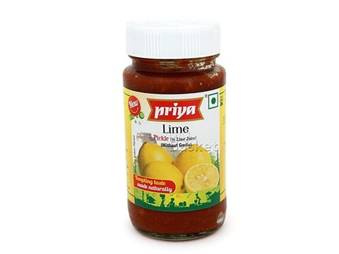 Priya Pickle - Lime Without Garlic, 300 g