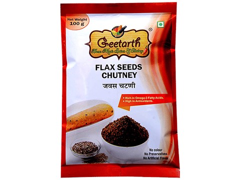 GEETARTH Flax Chutney / Jawas Chutney, 100 g