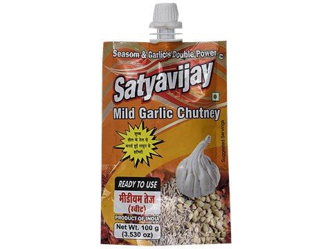 Satyavijay Chutney - Toofani Garlic, Medium Tez, 100 g