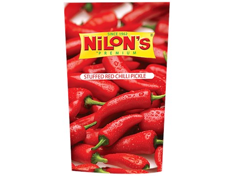 Nilon's Red Chilli Pickle - Stuffed, 140 g