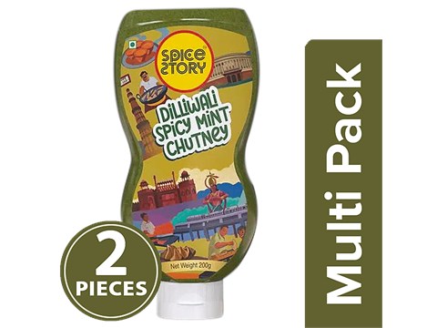 Spice Story Amazing Spicy Mint Sauce, 2x200 g