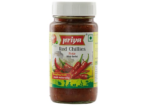 Priya Pickle - Red Chillies With Garlic, 300 g