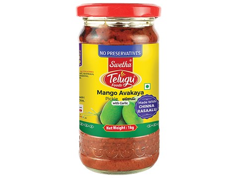 Swetha Telugu foods Mango Pickle, 1 kg