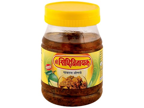 Shree Siddhivinayak Gavran Mango Pickle - Rich In Vitamin K, High In Fibre, Boosts Digestion & Immunity, 200 g
