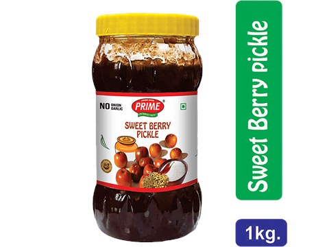 PRIME Sweet Berry Pickle - No Onion No Garlic, Flavourful, Intense Aroma, 1 kg
