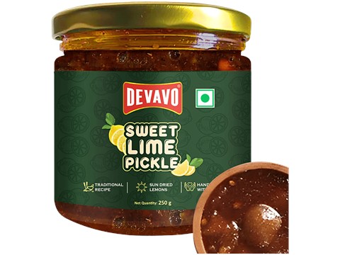 Devavo Sweet Lime Pickle, 250 g