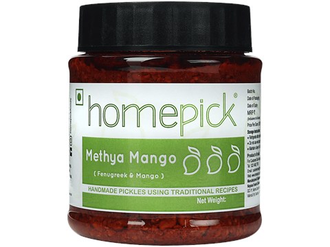 Homepick Pickle - Methya Mango With Fenugreek, 250 g