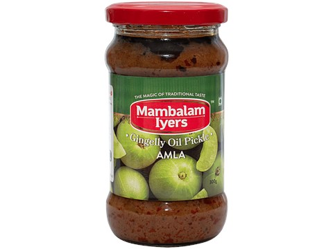 Mambalam Iyers Gingelly Oil Pickle Amla, 300 g