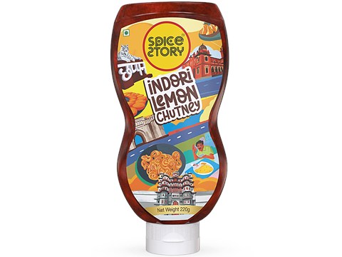 Spice Story Indori Lemon Chutney - Tangy, 220 g