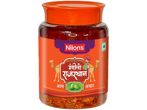 Nilon's Rangilo Rajasthan Mango Pickle, 500 g