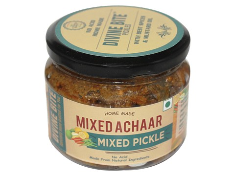 Divine Bite Mixed Pickle, 300 g