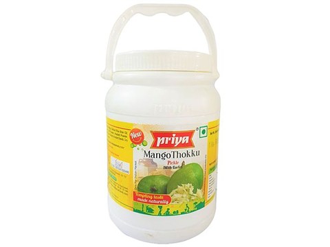 Priya Pickle - Mango Thokku With Garlic, 1 kg