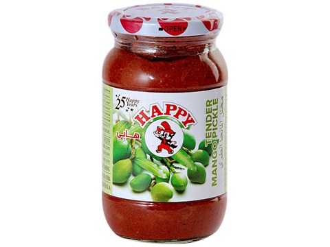 HAPPY Tender Mango Pickle - Adds Sweet & Nutty Flavour, 400 g