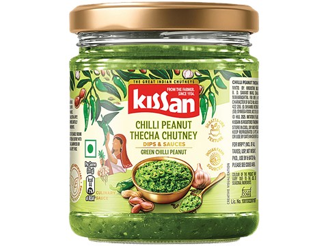 Kissan Chilli Peanut Thecha Chutney, 200 g