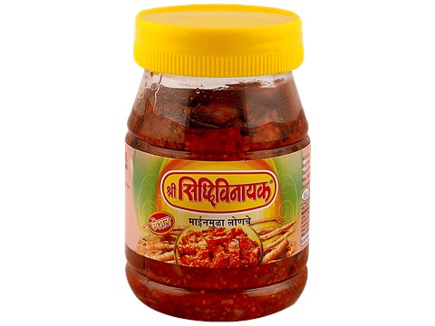 Shree Siddhivinayak Mainemula Pickle - Spicy, Sour, Sharp Taste, Traditional Style, 200 g