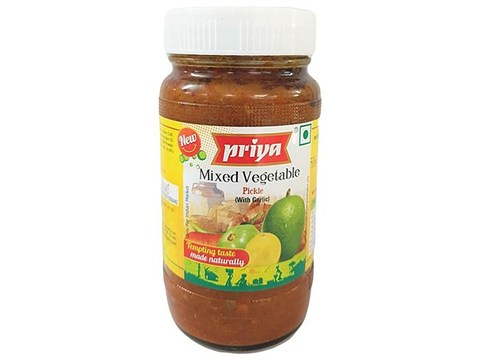 Priya Pickle - Mixed Vegetable (With Garlic), 500 g