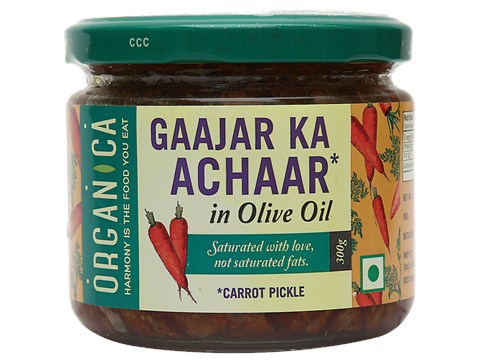 Organica Olive Oil - Carrot Pickle, 300 g