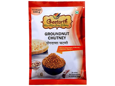 GEETARTH Peanut Chutney / Shengadana Chutney, 100 g